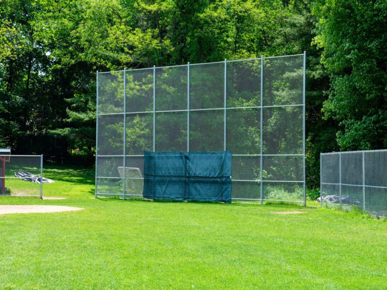 chain link fence backstop